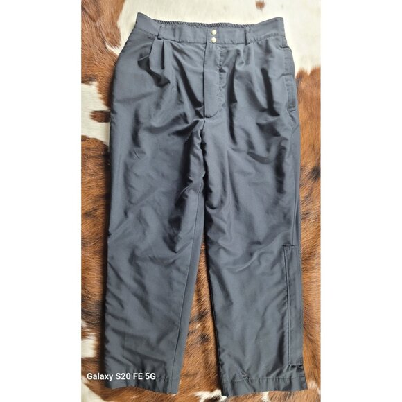 ZR Zero Restriction Gore-Tex Golf Pants Waterproof Ankle Zip Black Large L Men - Picture 1 of 13